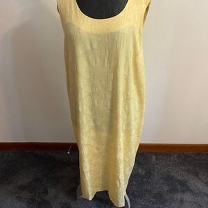 Lady Dorby Yellow sleeveless dress, size 24W
